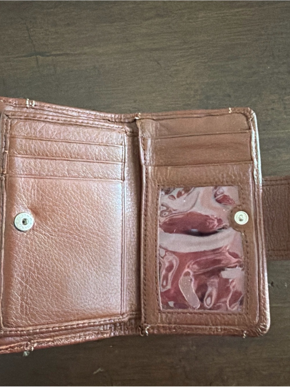 Brighton Brown Leather Wallet with Decorative Silver Buckle - Picture 6 of 7